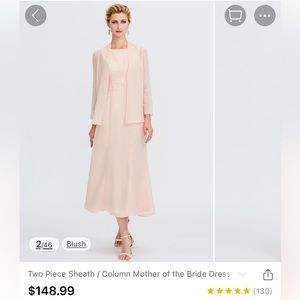 Mother of the Bride - Pink Dress (Size XL)